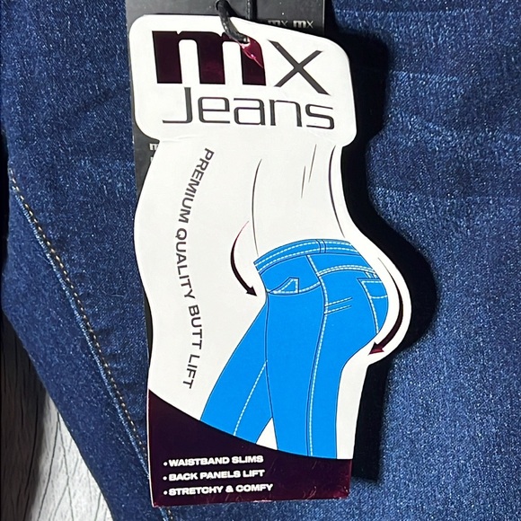 Modaxpress back panel lift stretchy jeans size 11/12 - Picture 4 of 14